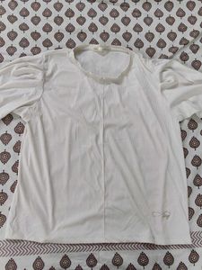 Chic White Puff Sleeve T-Shirt