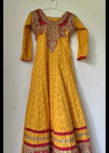 Anarkali Kurta | Yellow