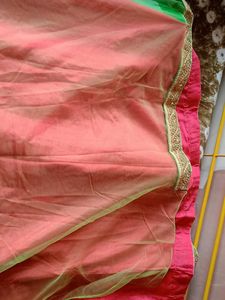 Lehnga saree fixed