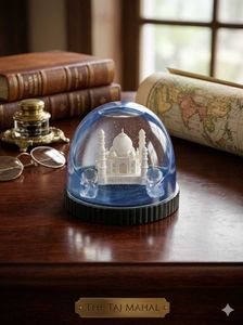 Taj Mahal Snow Globe