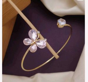 Gold Butterfly Charm Bracelet