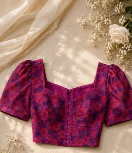 Floral Puff Sleeve Blouse
