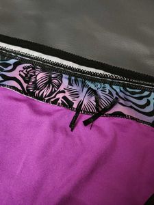 Stylish Bikini Briefs with Floral Print