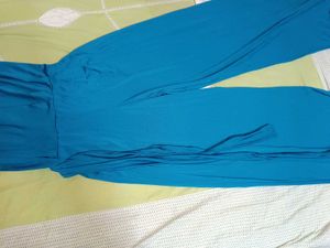 Teal Blue Flowy Jumpsuit