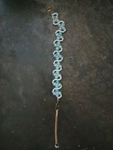 Handmade Beaded Flower Bracelet