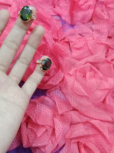 2 Finger Rings 💍 Combo Green & Maroon