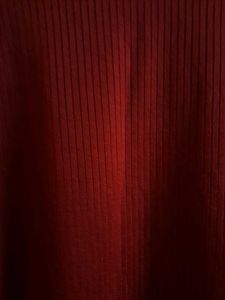 Ribbed Maroon A-Line Top