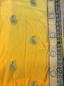 Two Shaded Soft Chiffon Saree