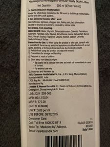 Neutrogena Daily Body Lotion