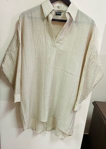 Stylish Beige Kurti Top For Women