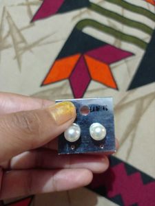 Elegant Pearl Stud Earrings