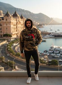 north face camo hoodie / unisex wear