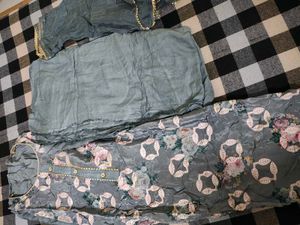Elegant Floral Print Kurta Set