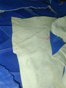 Very Attractive Blue Colour Genuine Leather