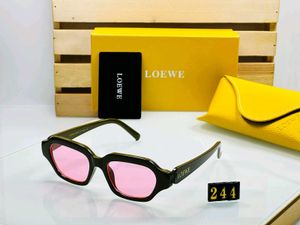 LOEWE Sunglasses with Pink Lenses