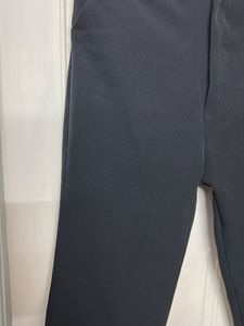 Black Cropped Wide Leg Pants