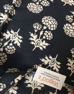 Blck cotton Printed Palazzos