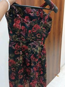 Floral Print Mini Dress