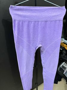 savana Purple Seamless Workout Leggings