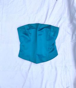 Stunning Teal Corset Top