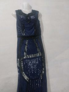 beautiful navy blue gawn