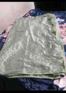 Pure jimmi choo saree with stitched blouse upto 42