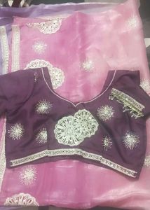 Pastel saree