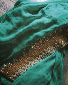 Elegant Embroidered Saree