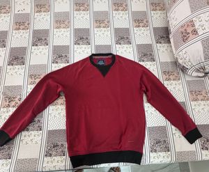 Mast &amp; Harbour Men's Burgundy Sweatshirt