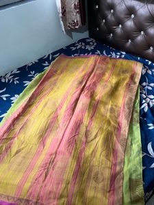 Elegant Yellow Saree with Blouse