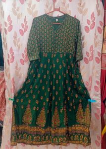 Green Anarkali Kurta