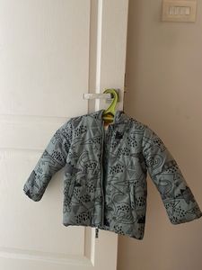 Kids Dinosaur Puffer Jacket