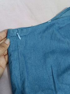 denim top