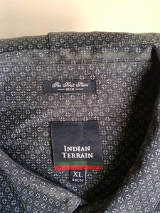 Indian Terrain Men's Slim Fit Knit Shirt