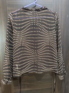 Polka Dots Designer Top For Ladies