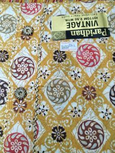 Yellow Floral Suit Material