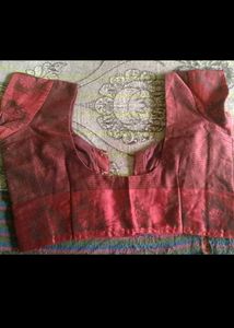 Maroon Textured Blouse
