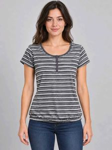 Striped Henley T-Shirt