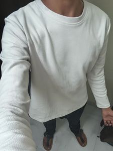 Classic White Crew Neck T-Shirt