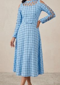 midi blue  Dress