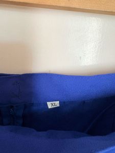 Beautiful Royal Blue Mini Skirt