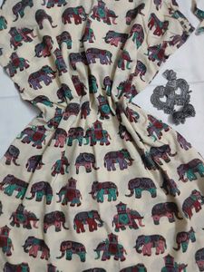 cuteeee💝sleevess kurti😍