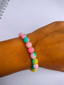 Rainbow Crystal Beads Bracelet