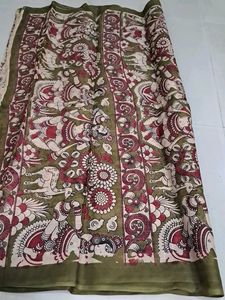 Traditional Indian Saree with Unique Print
