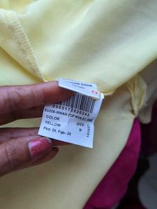Chic Yellow Button-Up Shirt