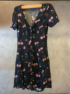 H&M Floral Print Mini Dress (S)