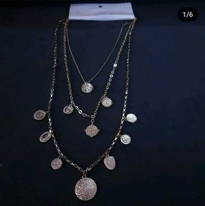 Combo Of Layered Coin Pendant Necklace