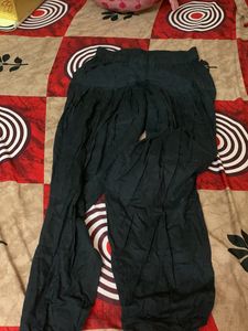 Kurta With Pure Cotton Black Patiala Pant