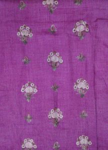 Purple Embroidered Kurta Set