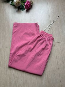 Pink Wide Leg Palazzo Pants